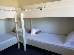 
A bunk bed or bunk beds in a room at El Lago Tourist Park
