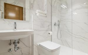 Koupelna v ubytování Hotel Nova