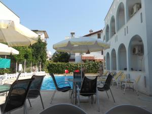 A patio or other outdoor area at Garden Prizma Rooms&Aparts
