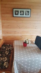 Postel nebo postele na pokoji v ubytování Vellir