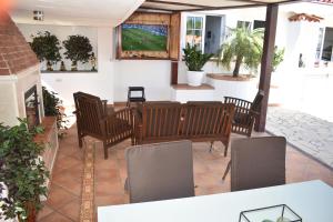 Posezení v ubytování Komfort Wellness Haus Mesa del Mar