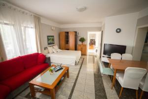 TV a/nebo společenská místnost v ubytování Apartments Villa Majda