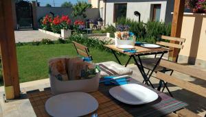 Zahrada ubytování Baia Benessere B&B Eco Vegan