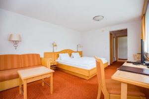Postel nebo postele na pokoji v ubytování Haus Sonnseite