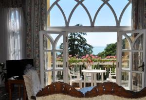 Balkón nebo terasa v ubytování Sir David Balaton Castle Apartmanok