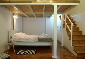 Ένα ή περισσότερα κρεβάτια σε δωμάτιο στο Palma Apartment