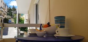 Balkón alebo terasa v ubytovaní Spacious Apartment in the Historical Center of Athens