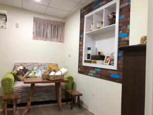 Ruang duduk di Jilufugan B&B