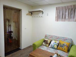 Ruang duduk di Jilufugan B&B