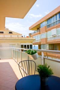 Balkon lub taras w obiekcie Seaview Fuengirola Apartment