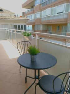Balkon lub taras w obiekcie Seaview Fuengirola Apartment