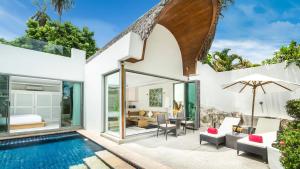 an image of a villa with a swimming pool at Beach Republic Koh Samui in Lamai