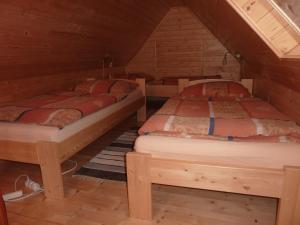 Postel nebo postele na pokoji v ubytování Rodinny penzion Kunc