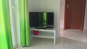 Televízia a/alebo spoločenská miestnosť v ubytovaní Apartman Zaklopatica