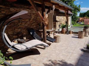 Patio nebo venkovní prostory v ubytování Hrncirna