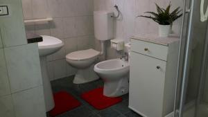 Koupelna v ubytování B&B Pierilu'