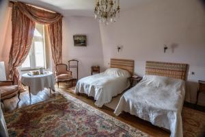 Säng eller sängar i ett rum på Manoir De La Chouanniere