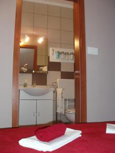 Kúpeľňa v ubytovaní "Mea culpa"