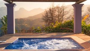 Nespecifikovaný výhled na hory nebo výhled na hory při pohledu z bed and breakfast