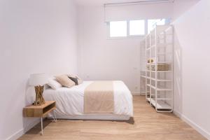 Postel nebo postele na pokoji v ubytování GETARIA APARTAMENTUAK - Sahatsaga