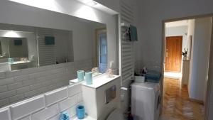 Koupelna v ubytování Apartament Turkus