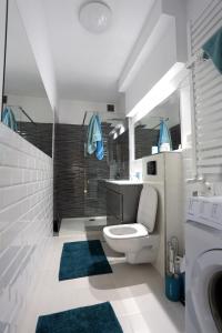 Koupelna v ubytování Apartament Turkus