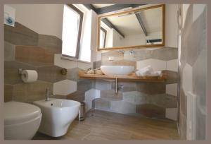 Koupelna v ubytování B&b Slow life