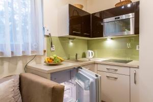 Kuchyňa alebo kuchynka v ubytovaní Apartament Krupowki CENTRUM