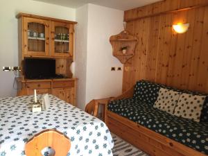 Posezení v ubytování Chalet Bucaneve
