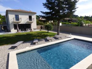 The swimming pool at or close to D'OR Les Anges