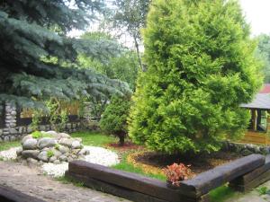 A garden outside Penzión Skitour