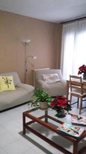 Posezení v ubytování Hostal Les Collades