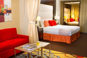 
A bed or beds in a room at Grand Sierra Resort and Casino
