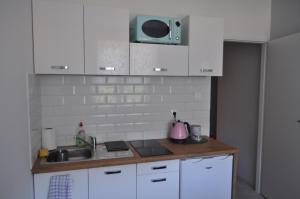 Kuchnia lub aneks kuchenny w obiekcie Apartament Wrzos