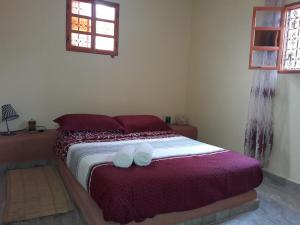 Camping Auberge Zebra客房内的一张或多张床位
