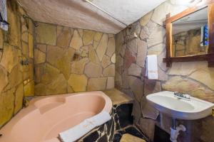 Baðherbergi á Hotel Kuntur Wassi