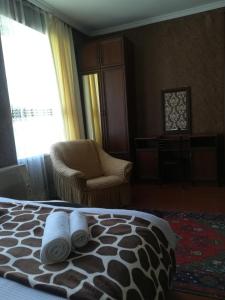 Voodi või voodid majutusasutuse Nikoloz Guesthouse toas