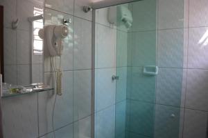 Koupelna v ubytování Hotel Calstar