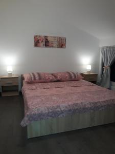 Postel nebo postele na pokoji v ubytování Apartment Rozalija