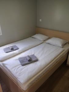 Кровать или кровати в номере Mobile Homes Krko Pirovac