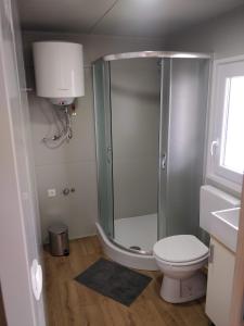 Koupelna v ubytování Mobile Homes Krko Pirovac