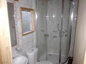 Koupelna v ubytování Hospedaje Los Calafates