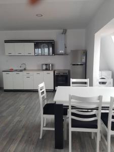 Kuchyň nebo kuchyňský kout v ubytování Guest House Evtimov