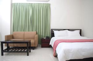 Restinn Hotel客房内的一张或多张床位