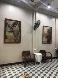 Koupelna v ubytování Chato Hostel