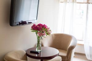 Televisi dan/atau pusat hiburan di Kuursaal Guesthouse