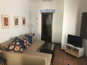 TV a/nebo společenská místnost v ubytování Apartamento Completo Santa Marina