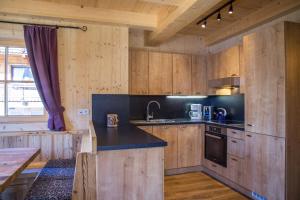 Kuchnia lub aneks kuchenny w obiekcie Alpenchalet Stadlpoint