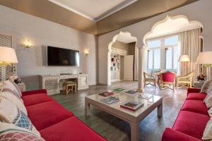 TV a/nebo společenská místnost v ubytování Hotel Excelsior Venice