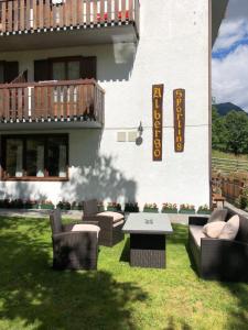 Zahrada ubytování Albergo Sporting